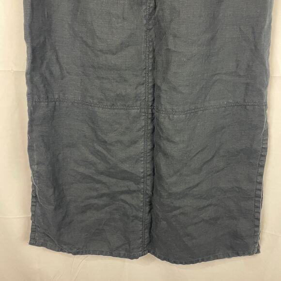 Garnet Hill Women's Black Linen Elastic Waist Pull On Maxi Skirt 42728 Size 4 - Picture 7 of 8